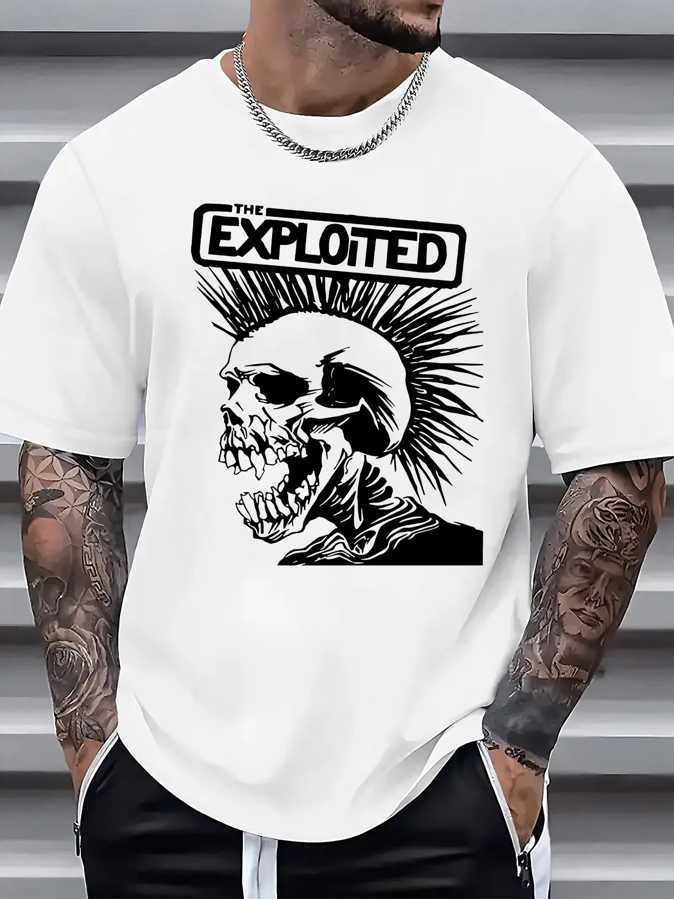 Exploited Skull Tee
